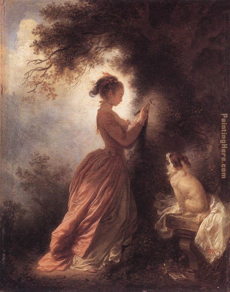 Jean-Honore Fragonard The Souvenir